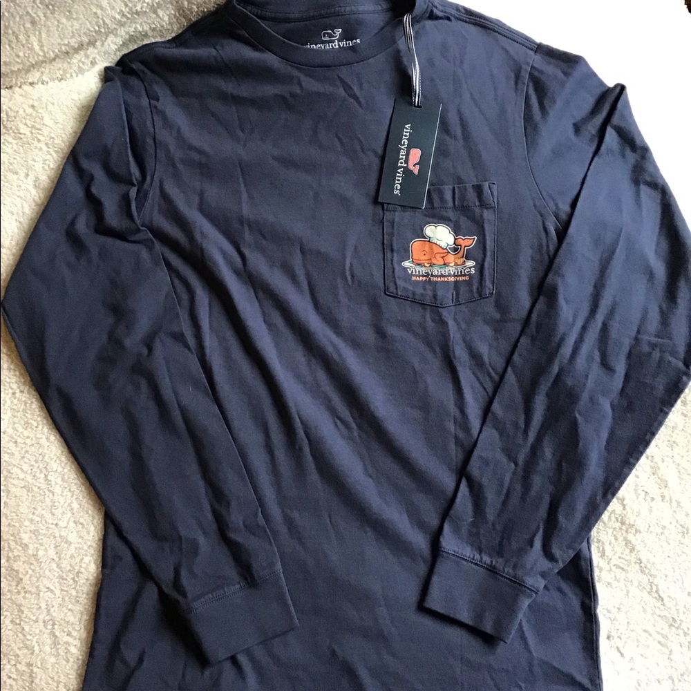 XS Vineyard Vines Long Sleeved Thanksgiving T